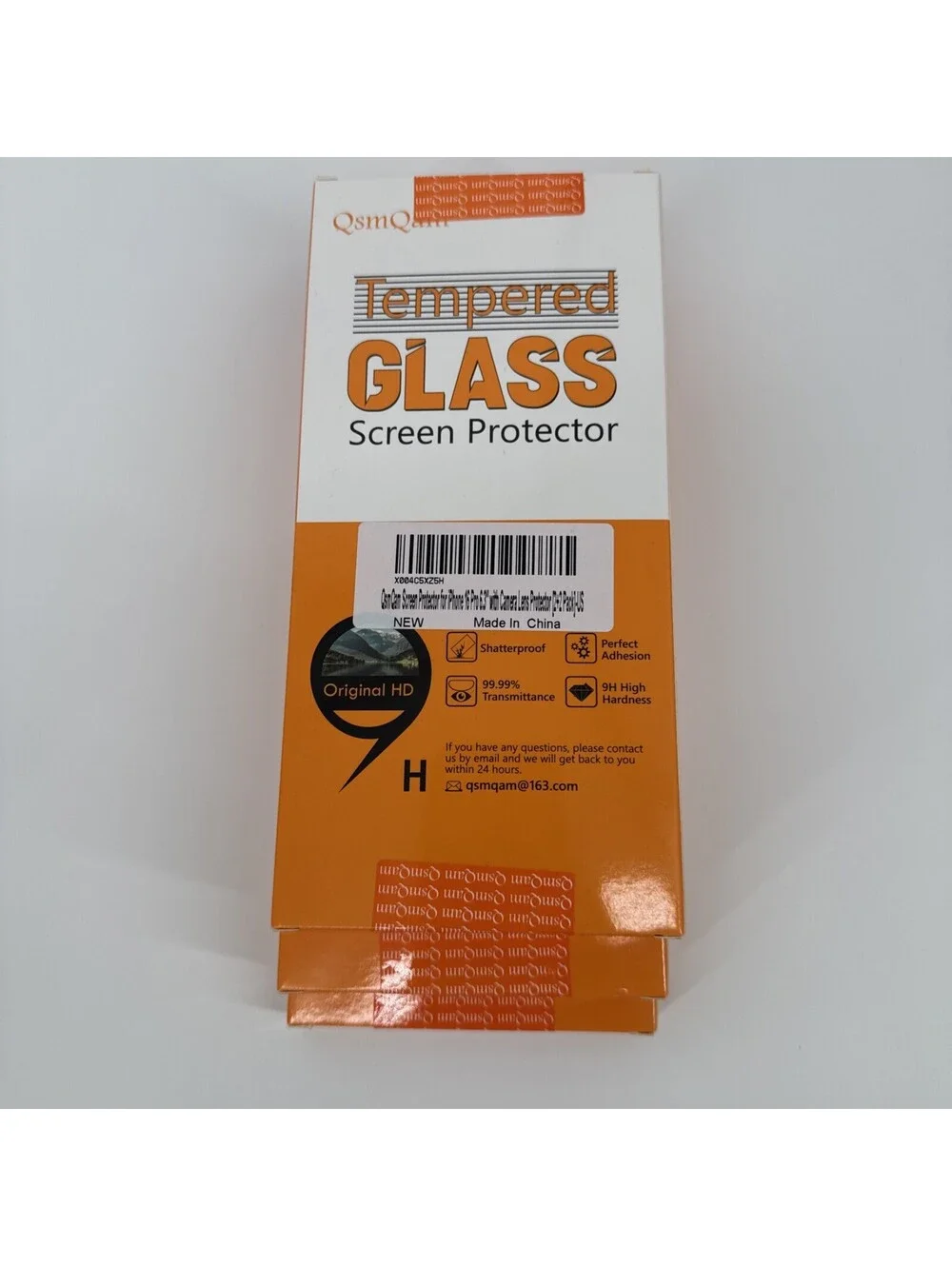 3 Boxes QsmQam Tempered Glass Screen Protector iPhone 16 Pro 6.3” Lens Protector